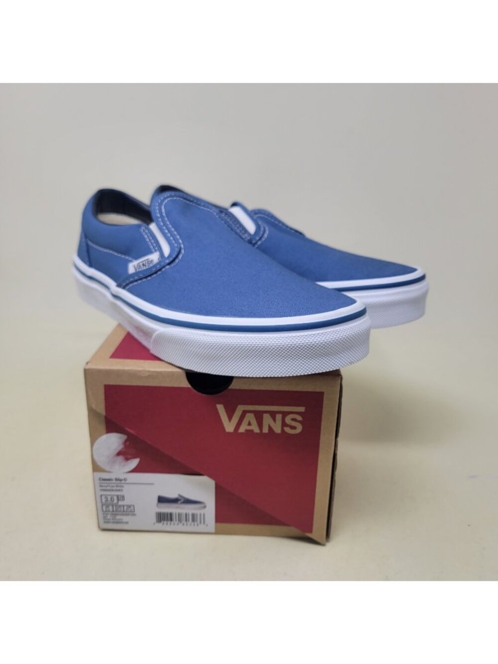 Boys Girls Vans Size 3 Shoes Classic Slip On